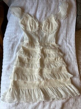 V. Chapman Fiorini Dress in white.